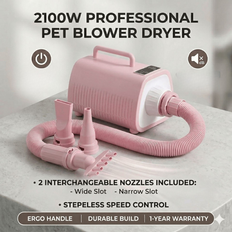 Pet Supplies And More - ペットドライヤー犬用ヘアドライヤープロフェッショナル大型犬用バスブロードライヤー低騒音水乾燥機犬用グルーミング用品
