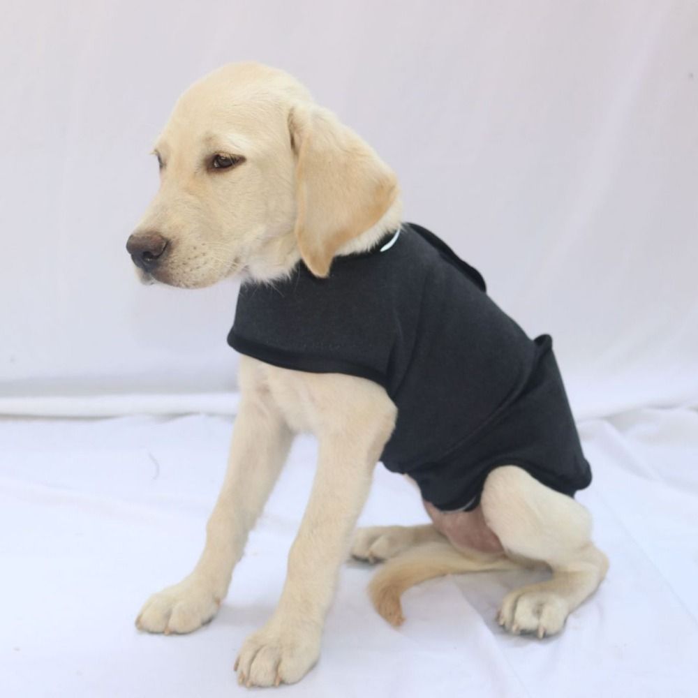 Dog Anxiety Vest - ペット用暖かいベスト、通気性のある犬用不安軽減ジャケット、快適で調節可能な犬用落ち着かせるベスト、柔らかく暖かい犬用なだめる服、犬、子犬用