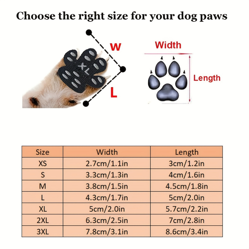 犬用滑り止めパッド 防水足保護パッド 粘着式シューズブーツソ - Dog Booties Paw Protector のレビューと価格