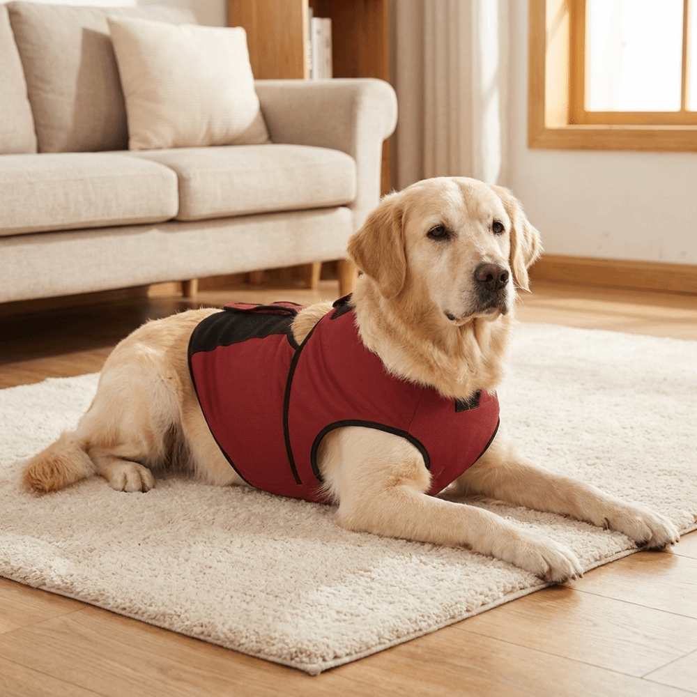 実用的な通気性のある犬用鎮静ベスト、調節可能なソフトな犬用不 - Dog Anxiety Vest のレビューと価格