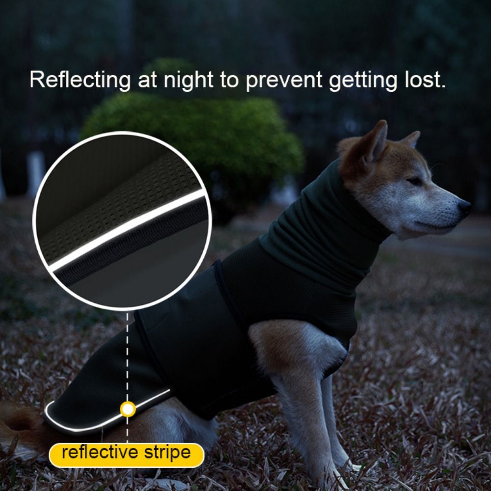 実用的な弾性犬不安症ベスト防風暖かい犬用カームジャケット調節 - Dog Anxiety Vest のレビューと価格