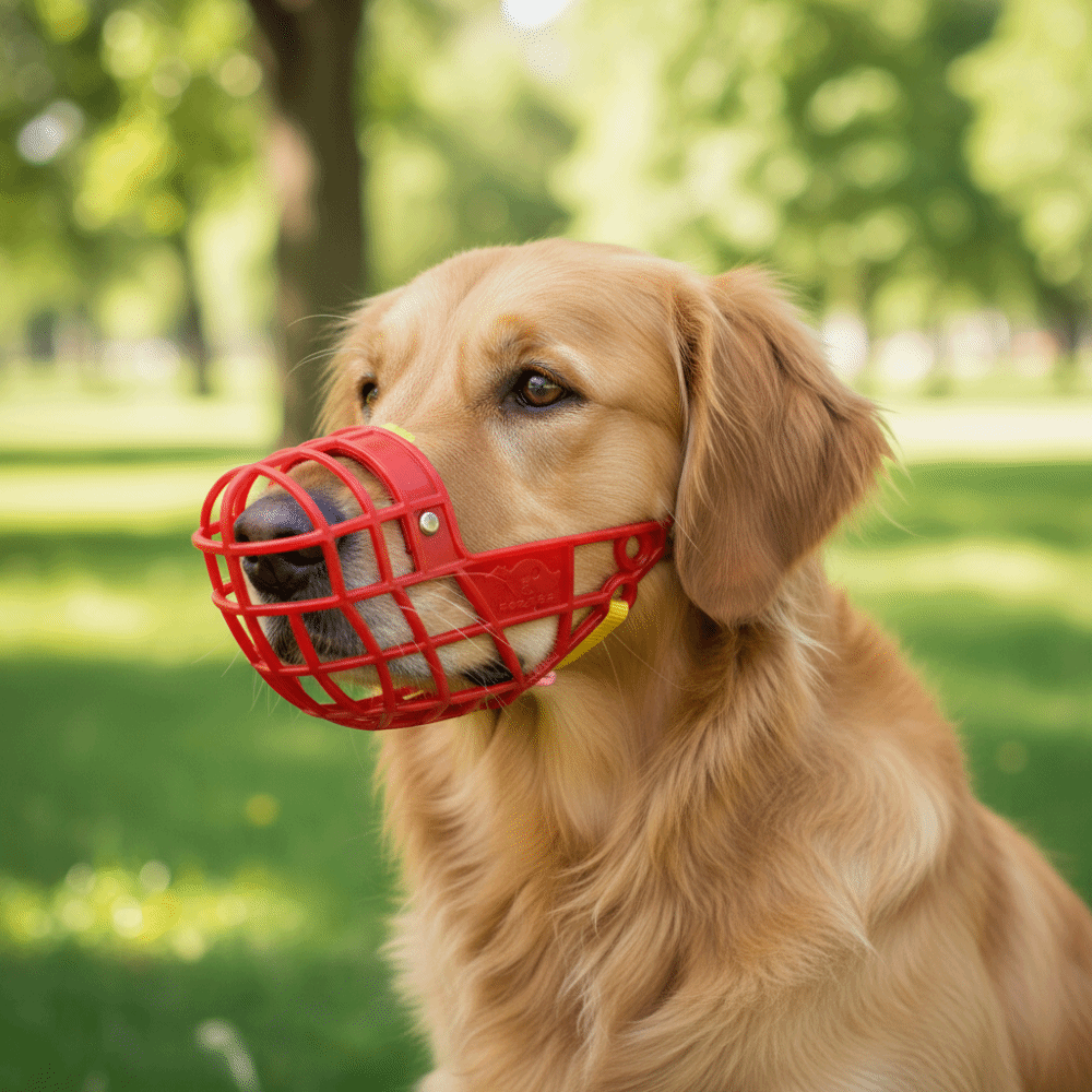 ペット用品 調節可能な噛みつき防止マウスカバー 通気性抜群  - Pet Supplies Vet のレビューと価格