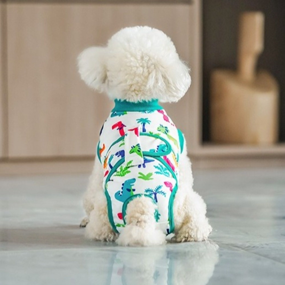 通気性のある犬用回復スーツ、高弾性、保温性、舐め防止保護服、 - Dog Anxiety Vest のレビューと価格