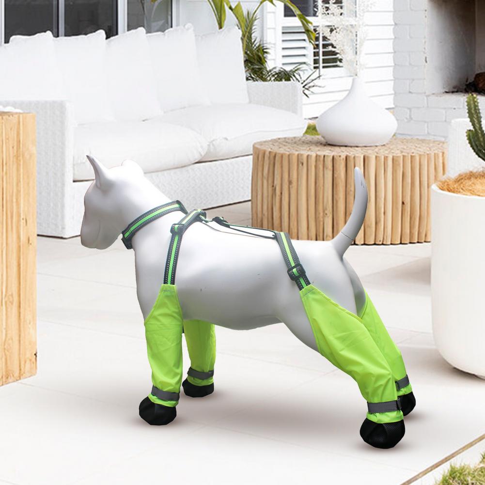 犬用サスペンダーブーツ、滑り止め犬用足保護防水ブーツレギンス - Dog Booties Paw Protector のレビューと価格
