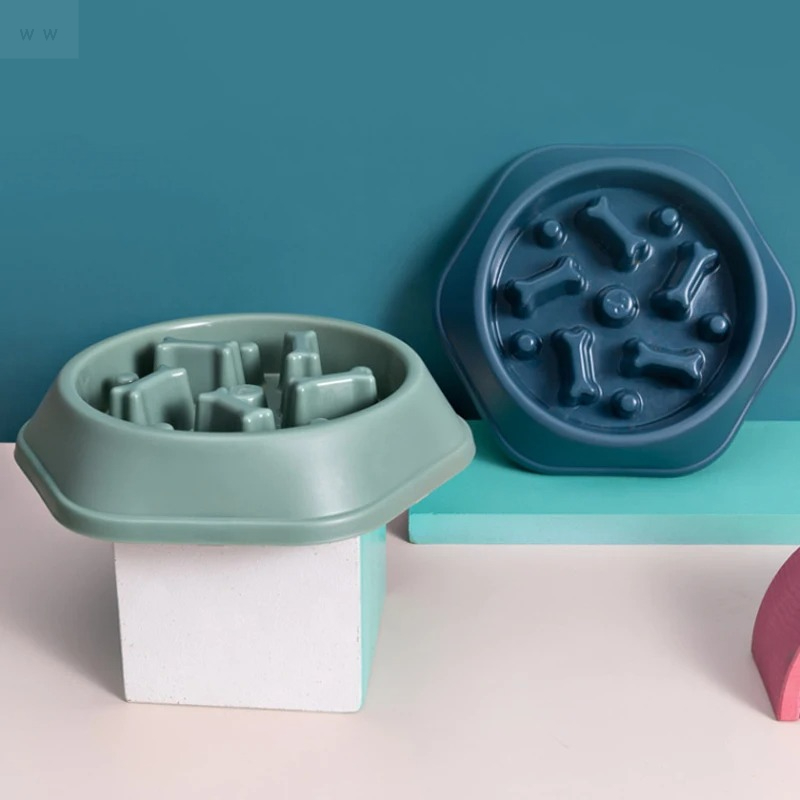 ペット用スローフードボウル、窒息防止フィーダー、PPプラスチ - Slow Feeder Dog Bowl のレビューと価格