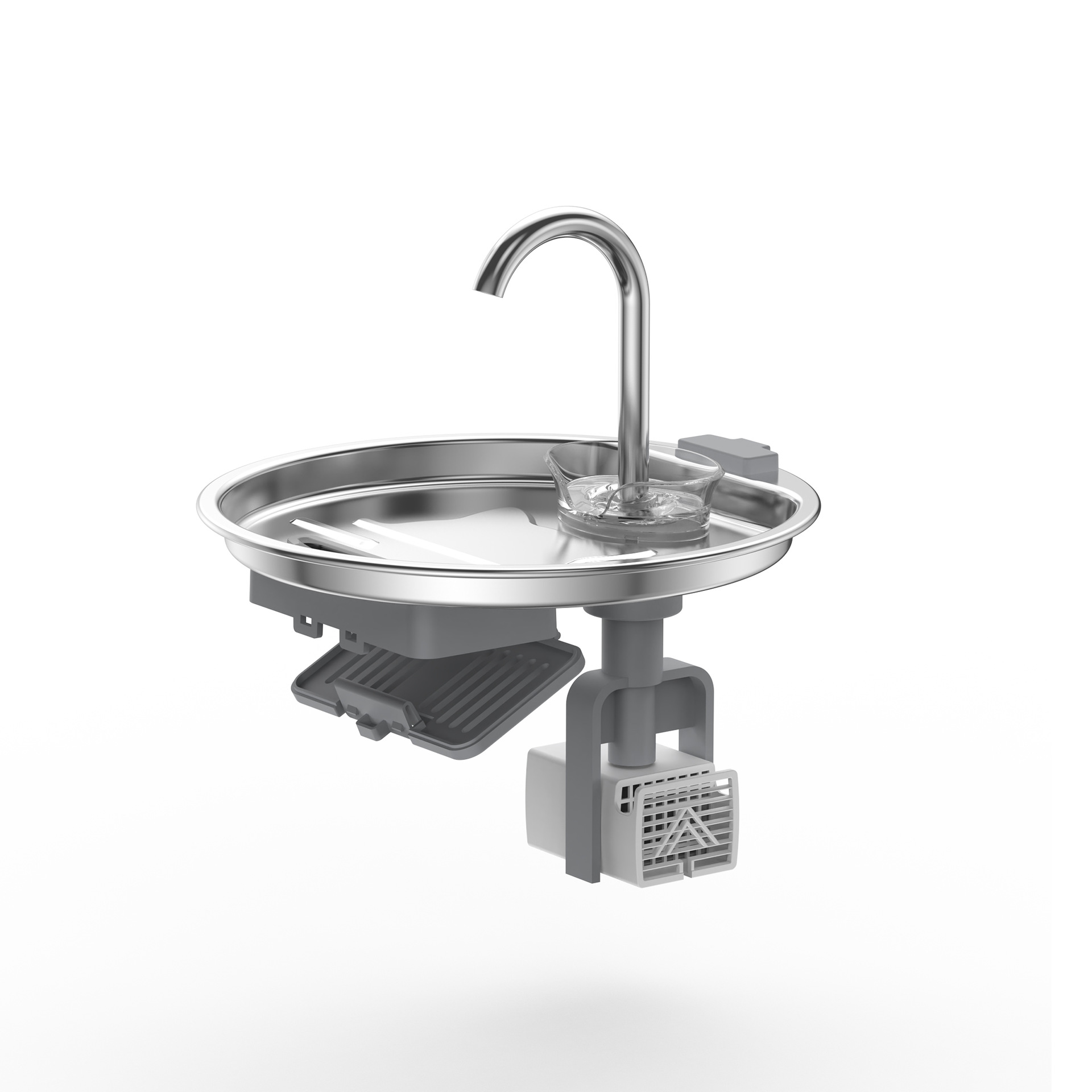 ペットウォーターファウンテン 2.2L 304ステンレス鋼  - Pet Water Fountain のレビューと価格