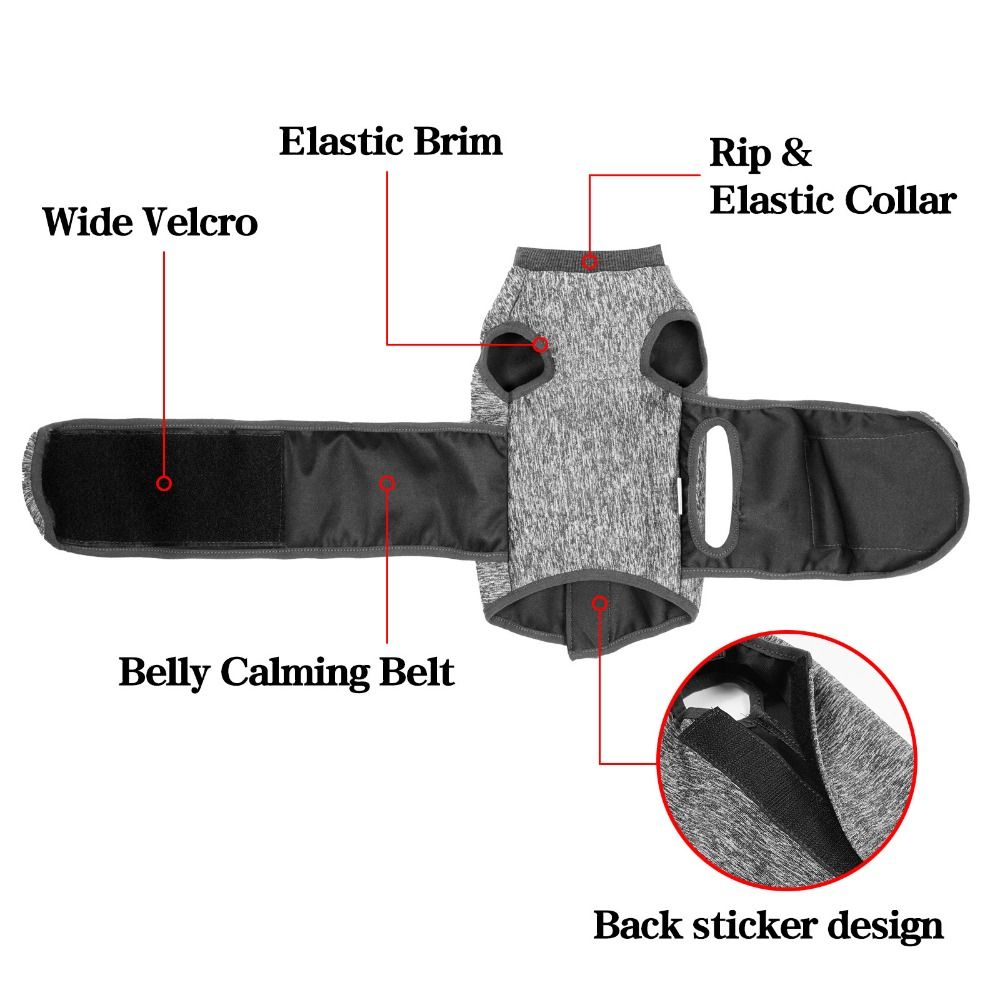 調節可能な猫用落ち着かせるベスト、伸縮性のある通気性のある不 - Dog Anxiety Vest のレビューと価格