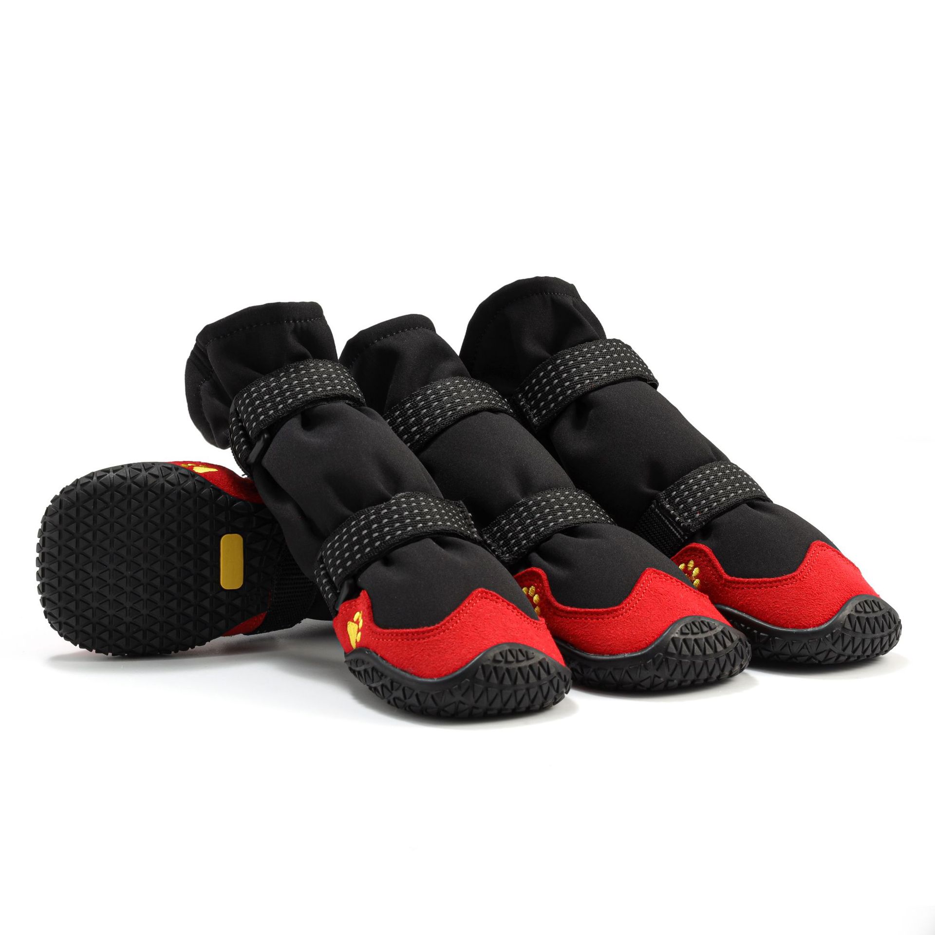 4 個防水犬用ブーツハイトップ滑り止め耐久性のある暖かい冬雨 - Dog Booties Paw Protector のレビューと価格