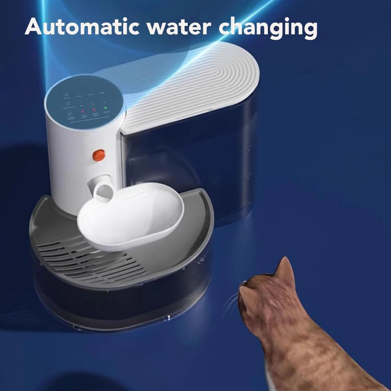 自動ペット給水器 - 独立した清水タンクと汚水タンク付きの浄 - Pet Water Fountain のレビューと価格