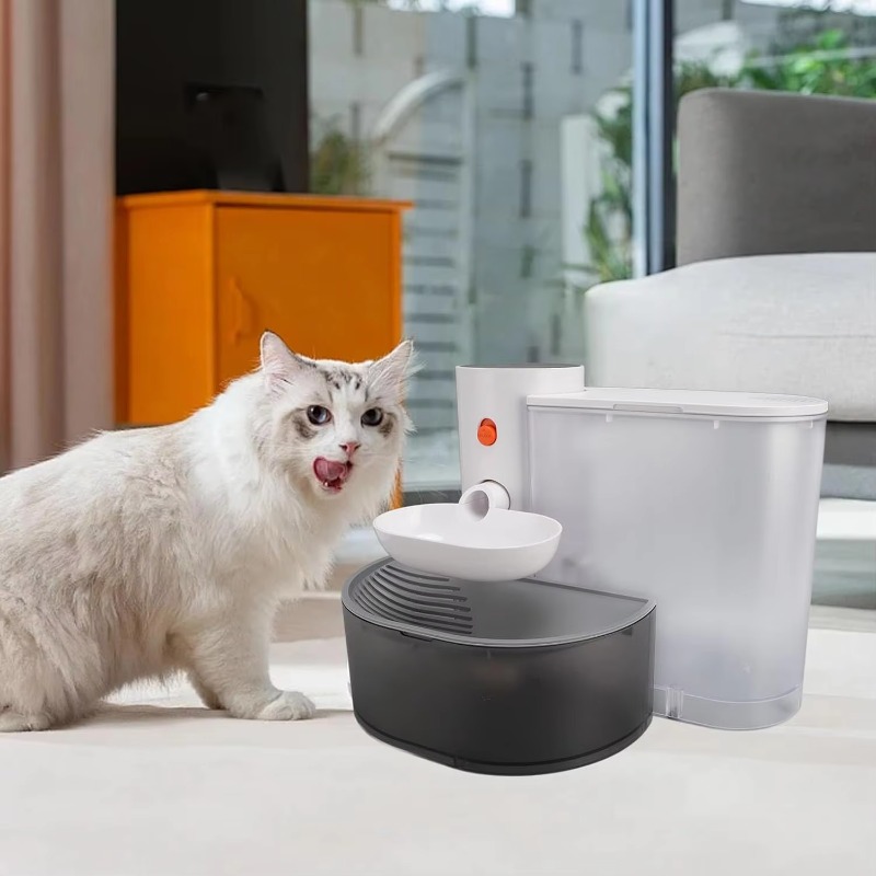 自動ペット給水器 - 独立した清水タンクと汚水タンク付きの浄 - Pet Water Fountain のレビューと価格