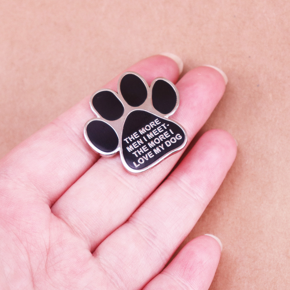 それは私の犬の足跡のペットのブローチ、バッジのジュエリー、私 - Pet Supplies And More のレビューと価格