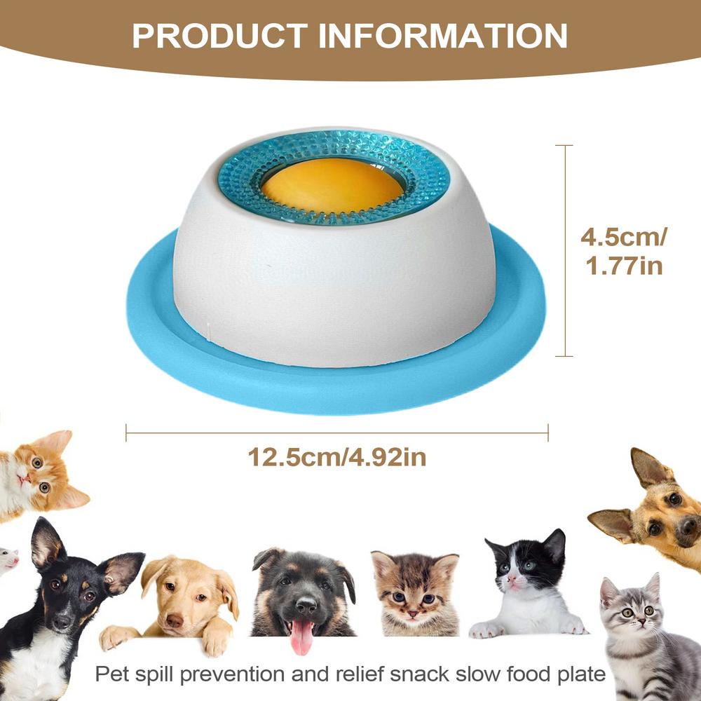 犬のおやつおもちゃペット給餌アクセサリーパズルおもちゃ退屈し - Slow Feeder Dog Bowl のレビューと価格