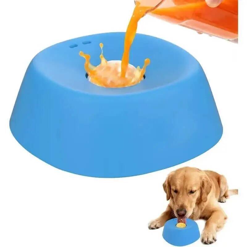 1個入り犬用リックボウル、インタラクティブボール付きスローフ - Slow Feeder Dog Bowl のレビューと価格