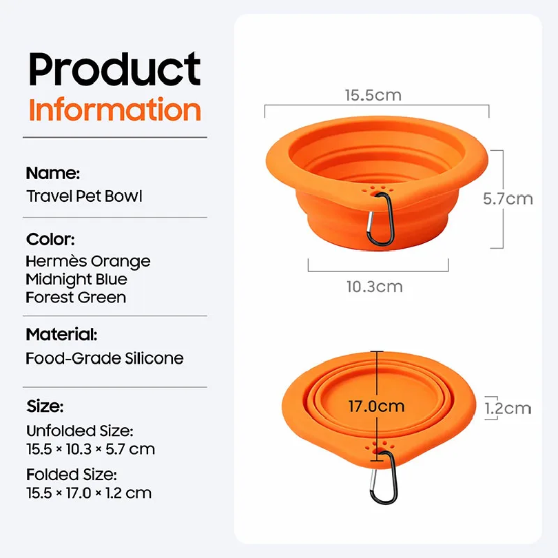 折りたたみ式犬用ボウル、シリコン製ペット用旅行ボウル、携帯用 - Slow Feeder Dog Bowl のレビューと価格