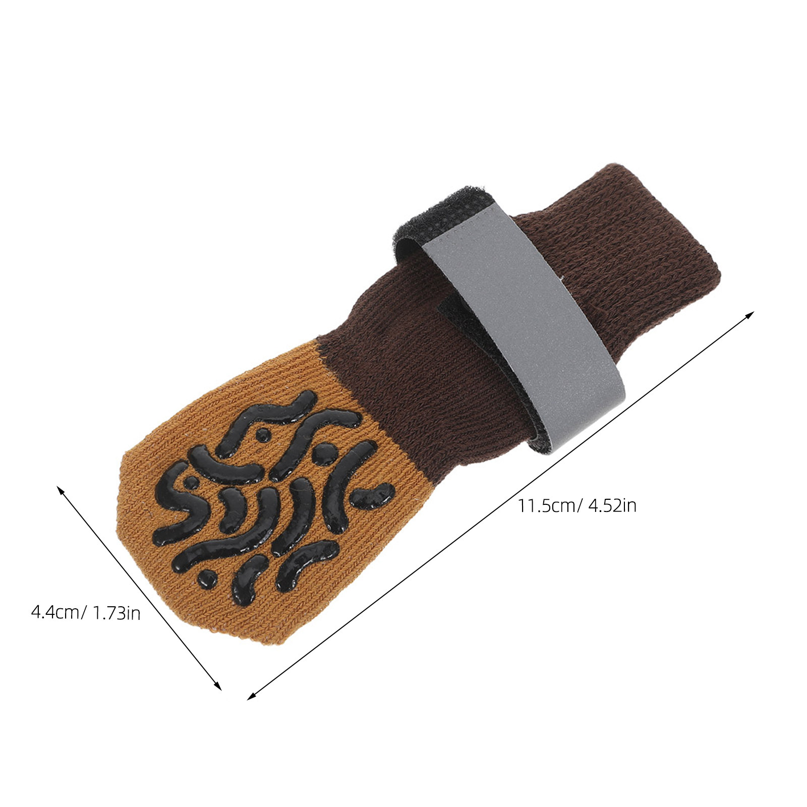 4 個の犬用靴下 滑り止め足保護具 硬質木床用 屋内屋外用  - Dog Booties Paw Protector のレビューと価格
