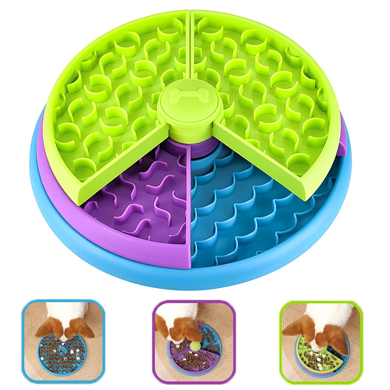 犬パズルスローフィーダーインタラクティブ犬パズルゲーム 3  - Slow Feeder Dog Bowl のレビューと価格